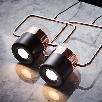 LÁMPARA COLGANTE LUXER ROSA X1