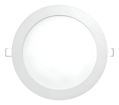 Panel Led Foco Plafón Embutido Redondo 6w Megabright Luz Calida