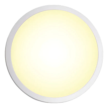 Panel Led Redondo Sobrepuesto Calido 25w Megabright 3000K