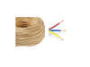 Cable Cordón Eléctrico Color Yute 10m Para Lámpara 3x0,75cm