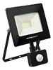 Megabringht Foco Led Proyector Telco Flat Con Sensor 10w Negro Luz Fría