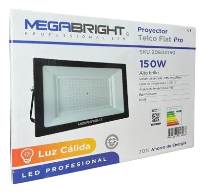 Reflector Megabright Telco Flat Pro 150w Led Calida