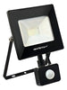 Megabringht Foco Led Proyector Telco Flat Con Sensor 10w Carcasa Negro Luz Cálido