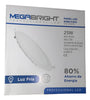 Panel Led Redondo 25w Embutida Megabrigh Luz Fria