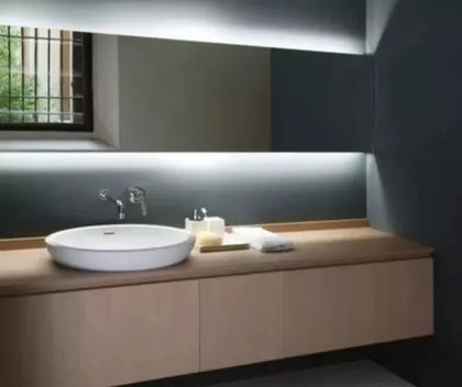 Cinta Led Impermeable 20 Metros Fría 6500k +conector Al 220v Blanco Frío