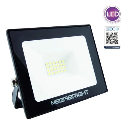 Foco Proyector Led Telcoflat20w Negro Luz Fría