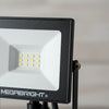 Megabringht Foco Led Proyector Telco Flat Con Sensor 10w Negro Luz Fría