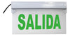 Señaletica De Emergencia Led 5w+adhesivo Salida Blanco