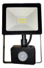 Megabringht Foco Led Proyector Telco Flat Con Sensor 10w Negro Luz Fría