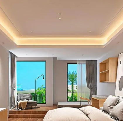 Cinta Led Neón Luz Cálida Impermeable 20mts+conector 220v Luz Cálida