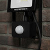 Megabringht Foco Led Proyector Telco Flat Con Sensor 10w Negro Luz Fría