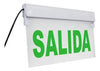 Señaletica De Emergencia Led 5w+adhesivo Salida Blanco