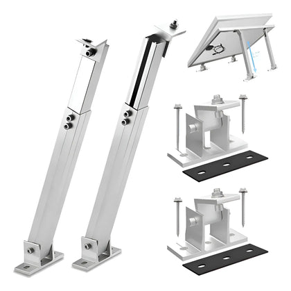 Soporte Para Panel Solar Ajustable De 30° A 60° Pack De 2und