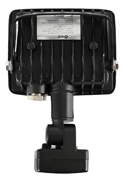 Proyector De Area Con Sensor 20w Led Foco Sec Negro Luz Cálida