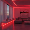 Cinta Leds Neón Rojo Impermeable 15 Metros + Conector 220v Rojo