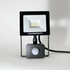 Megabringht Foco Led Proyector Telco Flat Con Sensor 10w Negro Luz Fría