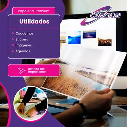 PAPEL LAMINADO EN FRIO TRANSPARENTE A4 50 HOJAS