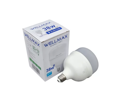 Ampolleta Led 38w E27 Certificada Alta Potencia Wellmax