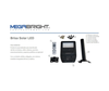 Luminaria Solar Brisa Led 400w 6500k Megabright