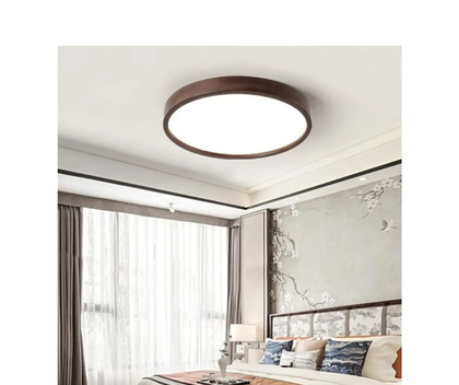 LAMPARA LED REDONDO 300MM SOPREPUESTO CON CONTROL MADERA