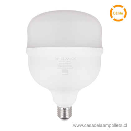 AMPOLLETA LED ALTA POTENCIA 48W E27 - BLANCO CÁLIDO (3000K)