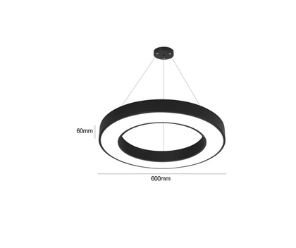 LAMPARA LED COLGANTE REDONDO 42W 5700K