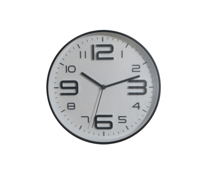 Reloj Pared NegroAnd Blanco (2 Modelos)
