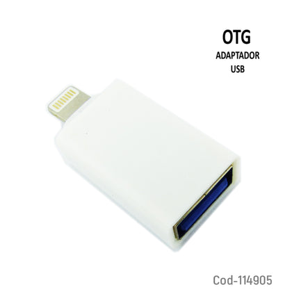 Conector OTG USB A Iphone. En Blister