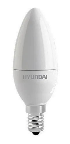 Ampolleta LED Vela 6W E14 2700K HYUNDAI