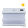 APLIQUE SOLAR BLANCO EMPAVONADO