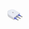 ENCHUFE MACHO VOLANTE BLANCO 10A 250V BLANCO HAMPER