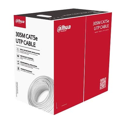 Cable UTP Dahua® CAT5E 305m 100% Cobre Blanco